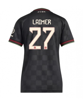 Bayern Munich Konrad Laimer #27 Maglia Gara Terza Repliche 2025-26 Donna Maniche Corte